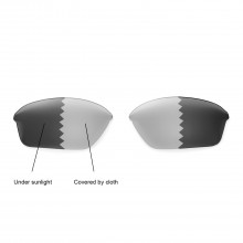 Walleva Polarized Transition/Photochromic Replacement Lenses for Oakley Half Wire XL Sunglasses
